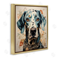 Roozbeh Bahramali | Dog Portrait with Paint Splatter
