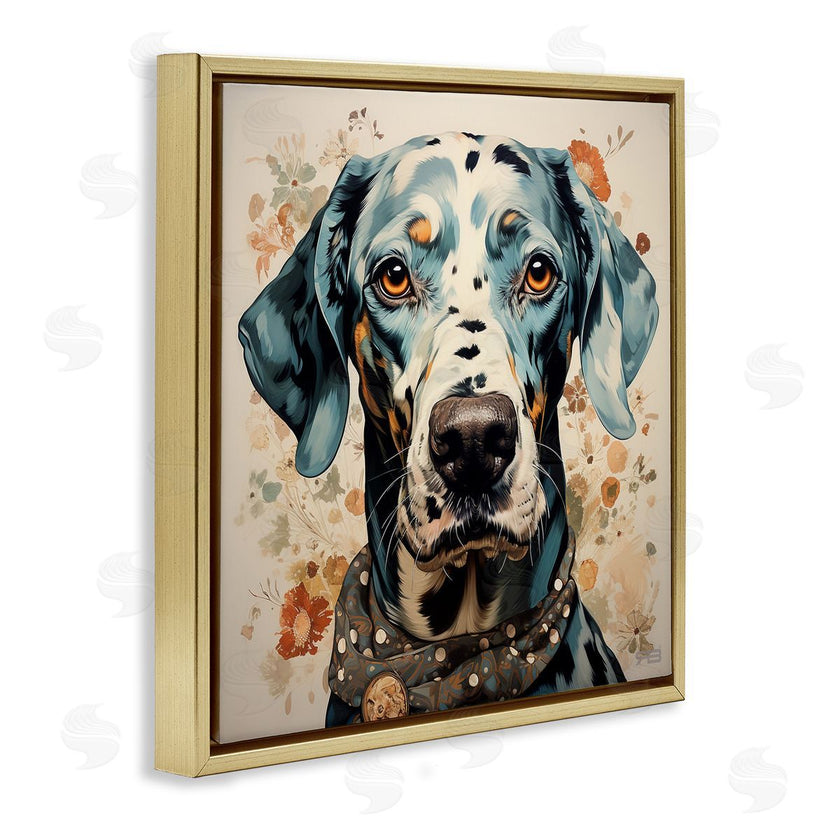 Roozbeh Bahramali | Dog Portrait with Paint Splatter