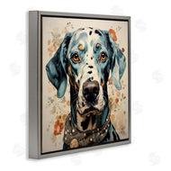 Roozbeh Bahramali | Dog Portrait with Paint Splatter