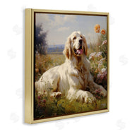 Roozbeh Bahramali | Calm Golden Retriever Landscape