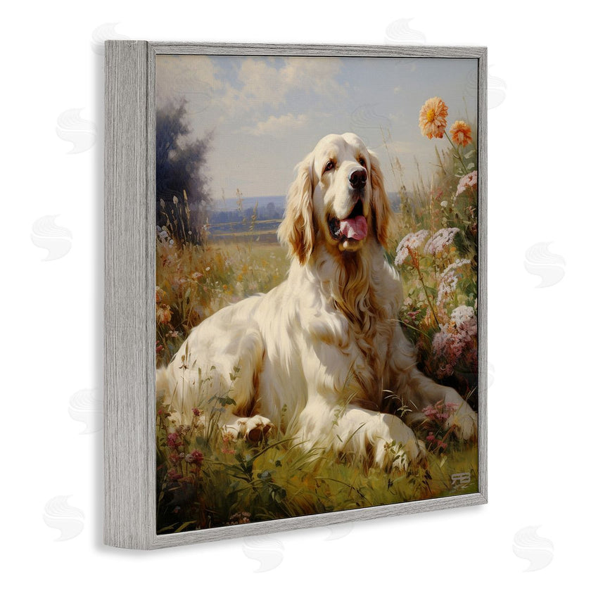 Roozbeh Bahramali | Calm Golden Retriever Landscape
