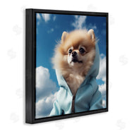 Roozbeh Bahramali | Pomeranian Dog and Clouds