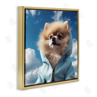 Roozbeh Bahramali | Pomeranian Dog and Clouds