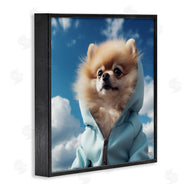 Roozbeh Bahramali | Pomeranian Dog and Clouds