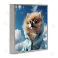 Roozbeh Bahramali | Pomeranian Dog and Clouds