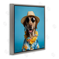 Roozbeh Bahramali | Dog with Aloha Shirt