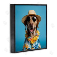 Roozbeh Bahramali | Dog with Aloha Shirt