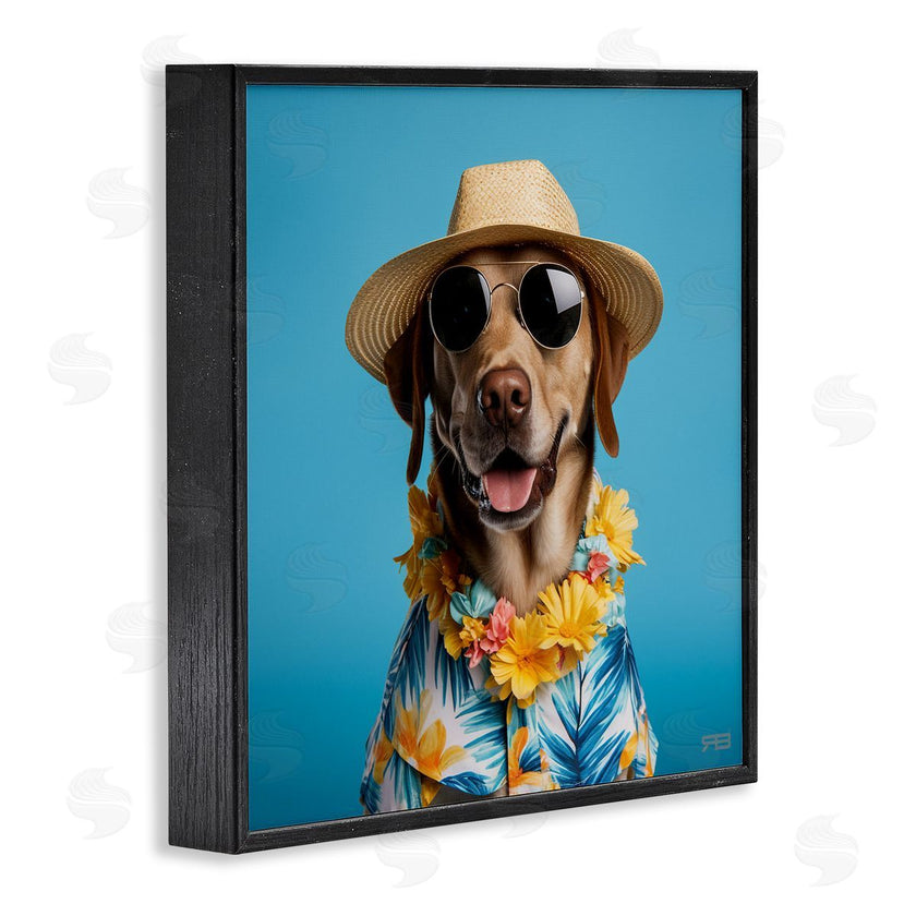 Roozbeh Bahramali | Dog with Aloha Shirt