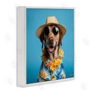 Roozbeh Bahramali | Dog with Aloha Shirt