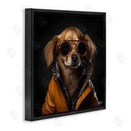 Roozbeh Bahramali | Stylish Dog on Black