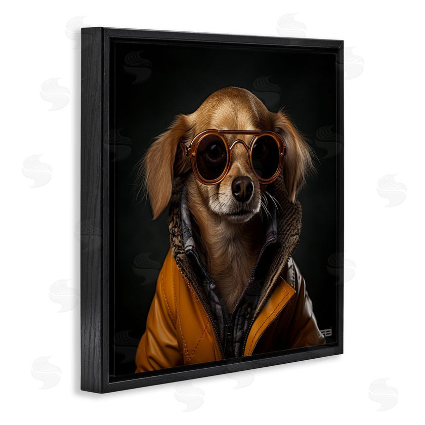 Roozbeh Bahramali | Stylish Dog on Black