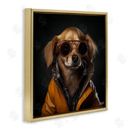 Roozbeh Bahramali | Stylish Dog on Black