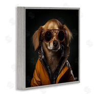 Roozbeh Bahramali | Stylish Dog on Black