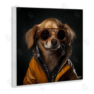 Roozbeh Bahramali | Stylish Dog on Black