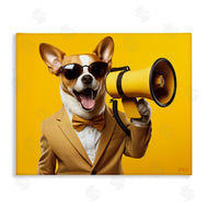Roozbeh Bahramali | Dog with Yellow Megaphone