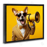 Roozbeh Bahramali | Dog with Yellow Megaphone