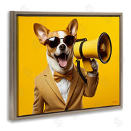 Roozbeh Bahramali | Dog with Yellow Megaphone