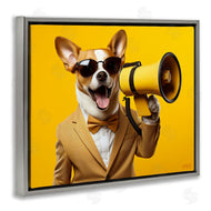 Roozbeh Bahramali | Dog with Yellow Megaphone