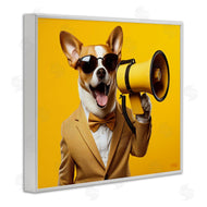 Roozbeh Bahramali | Dog with Yellow Megaphone