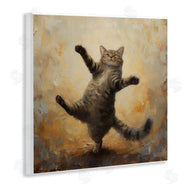 Roozbeh Bahramali | Dancing Tabby Cat