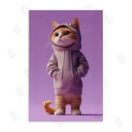 Roozbeh Bahramali | Trendy Cat in Purple