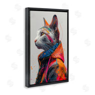 Roozbeh Bahramali | Paint Splatter Cat