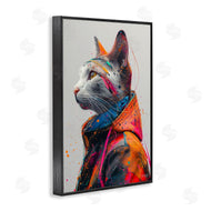 Roozbeh Bahramali | Paint Splatter Cat