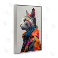Roozbeh Bahramali | Paint Splatter Cat