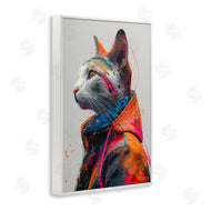 Roozbeh Bahramali | Paint Splatter Cat