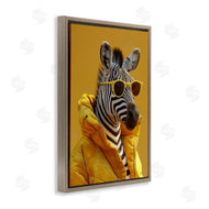 Roozbeh Bahramali | Bold Zebra in Yellow
