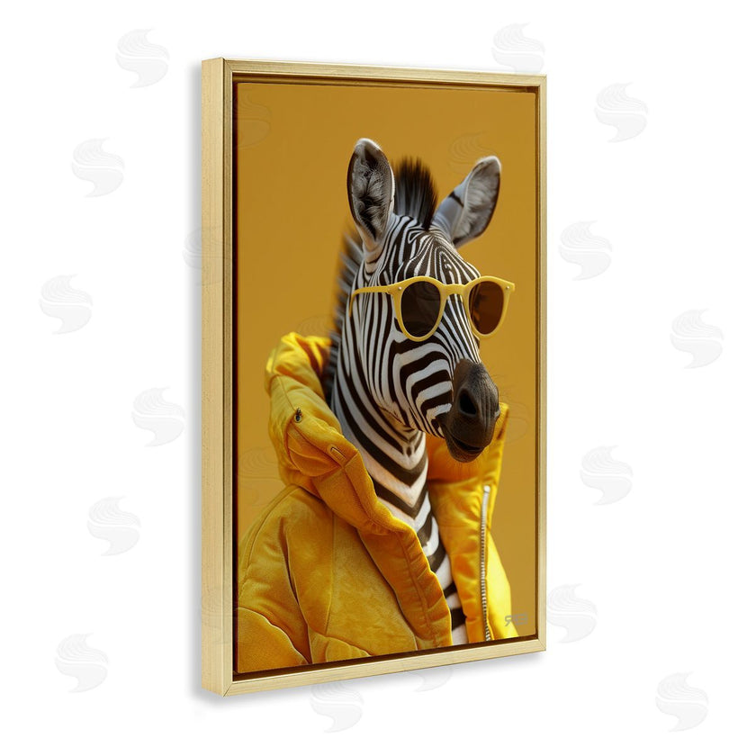 Roozbeh Bahramali | Bold Zebra in Yellow