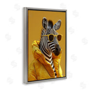 Roozbeh Bahramali | Bold Zebra in Yellow