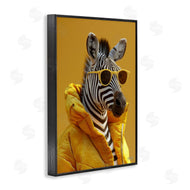 Roozbeh Bahramali | Bold Zebra in Yellow