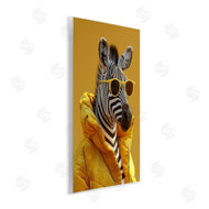 Roozbeh Bahramali | Bold Zebra in Yellow