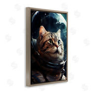 Roozbeh Bahramali | Amazed Astronaut Cat