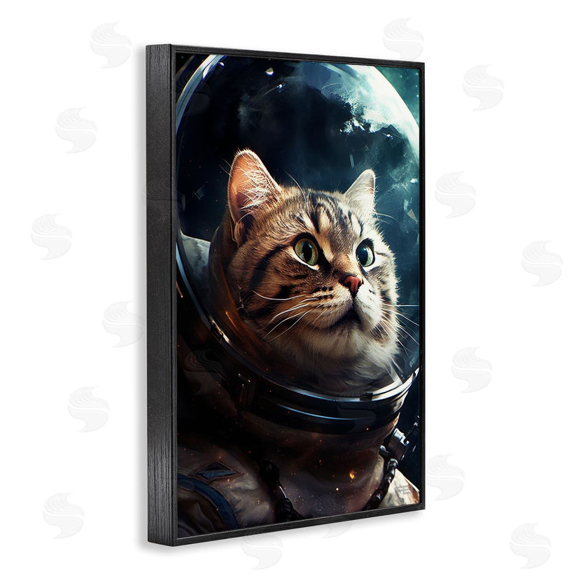 Roozbeh Bahramali | Amazed Astronaut Cat