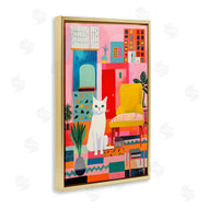 Roozbeh Bahramali | Cat in Eclectic Interior