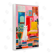 Roozbeh Bahramali | Cat in Eclectic Interior