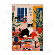 Roozbeh Bahramali | Eclectic Living Room Cat