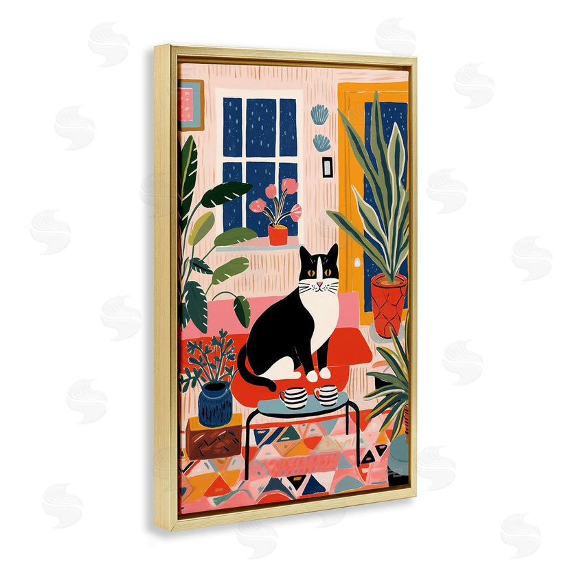 Roozbeh Bahramali | Eclectic Living Room Cat