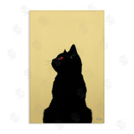 Roozbeh Bahramali | Black Cat on Yellow
