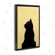 Roozbeh Bahramali | Black Cat on Yellow