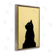Roozbeh Bahramali | Black Cat on Yellow