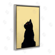 Roozbeh Bahramali | Black Cat on Yellow