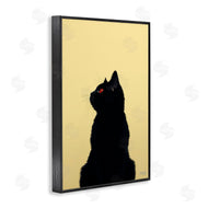 Roozbeh Bahramali | Black Cat on Yellow