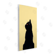 Roozbeh Bahramali | Black Cat on Yellow
