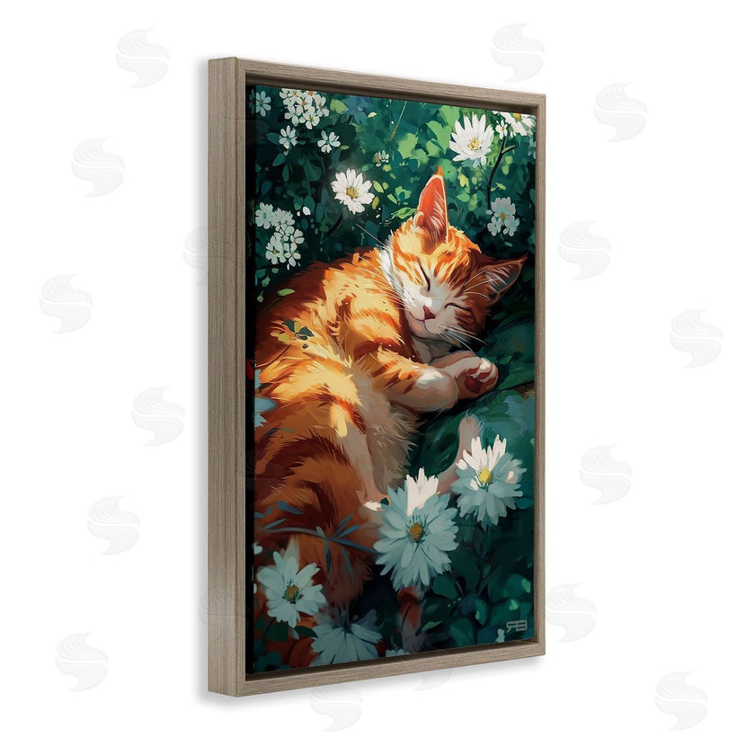 Roozbeh Bahramali | Cat Sleeping in Meadow