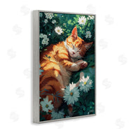 Roozbeh Bahramali | Cat Sleeping in Meadow