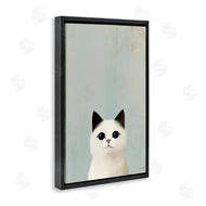 Roozbeh Bahramali | Peeking White Kitten