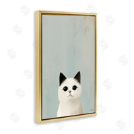 Roozbeh Bahramali | Peeking White Kitten